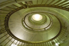 This is a marble staircase at the Supreme Court that was not open to the public. Photo: Jamie L. Manser