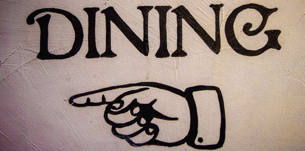 Directional sign at Maynards Market. photo: David Olsen