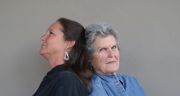 Louise Serpa, right, and Mia Larocque. Photo by Jamie Manser.