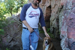 Dan & Merle in Pipestone Nat'l Monument.