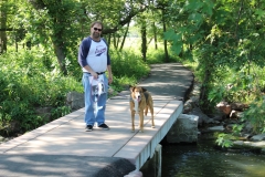 Dan & Merle in Pipestone Nat'l Monument.