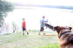 Alistair, Dan and Merle in Wisconsin, July 2015.
