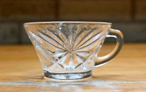 Earthward China Cabinet: Glasses & Tazzas